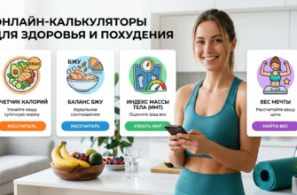 Бесплатные сервисы для расчета нормы калорий и ИМТ на портале vashnastroy.ru